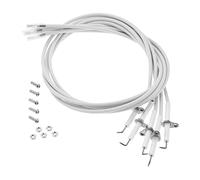 Kit filo accenditore for griglia 5 pezzi ed elettrodo in ceramica for grill a gas Piastra da 28 pollici con 4 bruciatori for accenditori for barbecue in giardino