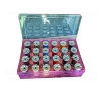 Kit Filo Rocchetti da Ricamo confezione da 24 pezzi Multicolor