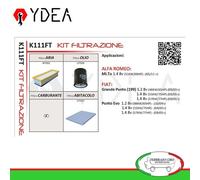 Kit Filtrazione Alfa Romeo Mito 1.4 Fiat Grande Punto Punto Evo - Ydea K111FT