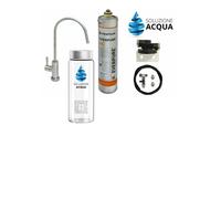 KIT FILTRAZIONE EVERPURE 4C EV960112 FILTRO CON RUBINETTO 1 VIA + BOTTIGLIA 0,75