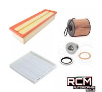 Kit Filtri 3PZ Aria Olio Abitacolo + Tappo Citroen C2 C3 C4 1.1 1.4cc, 206...