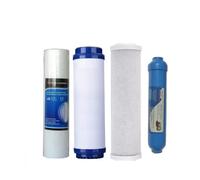 kit Filtri Acqua depuratore osmosi inversa 1kit x 4 pezzi argentizzato argento