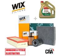 KIT FILTRI(ARIA/GASOLIO/OLIO/ABITACOLO)CITROEN C2/C3/P307 1,4MDI+OLIO MOTORE 4LT