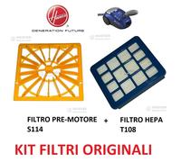 KIT FILTRI ASPIRAPOLVER HOOVER ORIGINALI TELIOS PLUS S114 E T108