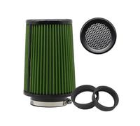 Kit filtri auto Filtro aria da 76 mm, 4 pollici, per auto, sport, corse, sistemi di aspirazione a freddo, kit filtri, scatola, adattatore per tubi, cono, ricambi Filtro aria condizionata(101mm-Green)