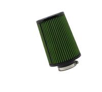 Kit filtri auto Filtro aria da 76 mm, 4 pollici, per auto, sport, corse, sistemi di aspirazione a freddo, kit filtri, scatola, adattatore per tubi, cono, ricambi Filtro aria condizionata(76mm-Green)