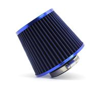 Kit filtri auto Sistema di aspirazione aria fredda universale per auto, kit tubo induzione turbo con filtro, ingresso ad alte prestazioni Filtro aria condizionata(Blue)