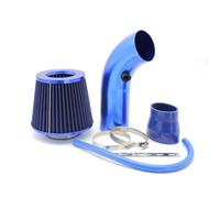 Kit filtri auto Sistema di aspirazione aria fredda universale per auto, kit tubo induzione turbo con filtro, ingresso ad alte prestazioni Filtro aria condizionata(Blue kit)