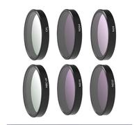 Kit filtri compatibili con DJI Osmo-Nano con filtri UV, CPL, ND8, ND16, ND32, ND64, STAR e NIGHT in robusto ABS + vetro, riduzione della luce per tempi di esposizione più lunghi (D)