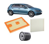Kit Filtri Completo VW GOLF VII 1.2 / 1.4 TSI Filtro aria + olio + abitacolo