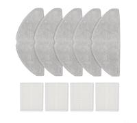 KIT FILTRI E Panni Mop Ricambio per Conga 7490 X Treme e Genesis, Parti di Manutenzione a Supporto Antipolvere e Pulizia (B)