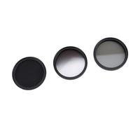 Kit Filtri Fotocamera 3 in 1, Set Filtri ND8 CPL GND, Filtri in Vetro Ottico in Lega di Alluminio, Immagini più Chiare, Compatibile con Obiettivi di Diverse Dimensioni, Accessori