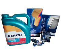 KIT FILTRI + OLIO + CANDELE BOSCH SEAT IBIZA IV TOLEDO IV 1.0 TSI 81KW 110CV