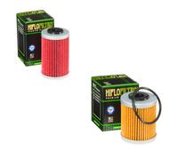 Kit Filtri Olio Hiflo HF155 + HF157 Per Betamotor 450 RR Enduro 4T 2005>2010
