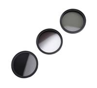Kit Filtri per Fotocamera, Migliora la Chiarezza 'immagine, la Saturazione, Set 3 in 1 per Esposizione Speciale, Bilanciamento della Luce, Vetro Ottico per Riprese
