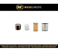 Kit Filtri Per Komatsu PC30 MXR Carburante Aria Olio W/Yanmar 3D84E-3K Ing.