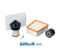 Kit filtri PURFLUX KIT6 per RENAULT GRAND SCENIC IV (R9_) 1.5 2016-2023