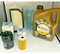 KIT FILTRI TAGLIANDO 5 LITRI TOTAL 5W30 HYUNDAI IX20 1.4 CRDi 78CV 57KW