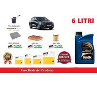 Kit Filtri Tagliando + 6 Olio per Ford Kuga 3 III DFK 1.5 EcoBlue 88 Kw 120 Hp