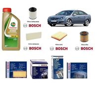 Kit Filtri Tagliando Bosch + Olio per Opel Vectra C 1.9 CDTi
