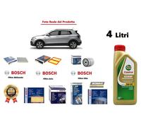 Kit Filtri Tagliando Bosch + Olio per VWT-Cross 1.0 TSI 70 85 Kw 95 116 Hp