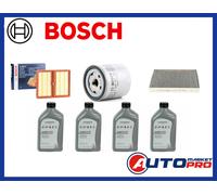 KIT FILTRI TAGLIANDO BOSCH + OLIO VW 0W30 LL VW POLO VI 1.0/1.5 TSI DAL 2017