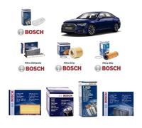 Kit Filtri Tagliando Bosch per Audi A6 Avant 4F5 3.0 TDi quattro 176 Kw 240 Hp