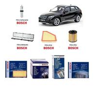 Kit Filtri Tagliando Bosch per Bmw X1 E84 xDrive 20 d 130 Kw