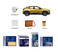 Kit Filtri Tagliando Bosch per Citroen C4 Aircross 1.6 HDi