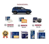 Kit Filtri Tagliando Bosch per Dacia Duster HS Sandero 1.6 77 Kw 105 Hp dal 2010