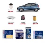 Kit Filtri Tagliando Bosch per Ford Fiesta 7 VII (HJ, HF) 1.5 TDCi