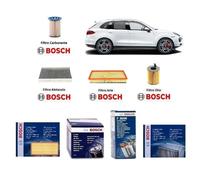 Kit Filtri Tagliando Bosch per Porsche Cayenne ( 92A ) 3.0 Diesel