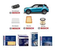 Kit Filtri Tagliando Bosch per Toyota Urban Cruiser 1.4 D-4D 4WD
