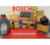 Kit filtri tagliando completo + olio CASTROL PEUGEOT 206 1.4 55kw 75cv hfx 01>