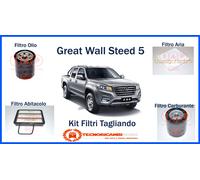 KIT FILTRI TAGLIANDO GREAT WALL STEED 5 2.0 DIESEL 105KW Dal 2010> QUALITY PART