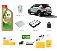 Kit Filtri Tagliando Mitsubischi ASX 1.8 DI-D + 5 Litri Olio Castrol 5W30