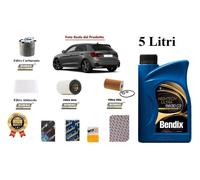 Kit Filtri Tagliando + Olio per Audi A1 8X1,8XA 1.6 TDi 66 Kw 90 Hp dal 06.2012