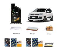 Kit Filtri Tagliando + Olio per Fiat Panda 312 0.9 900 Twinair Natural Power