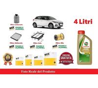 Kit Filtri Tagliando + Olio per Hyundai i20 GB II 1.1 CRDi 55 Kw 75 Cv dal 2014