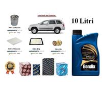 Kit Filtri Tagliando + Olio per Jeep Grand Cherokee III WH,WK 3.0 CRD 4x4