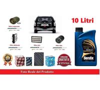 KIT FILTRI TAGLIANDO + OLIO PER MITSUBISCHI PAJERO IV 3.2 DI-D 125 KW 170 CV