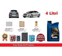 Kit Filtri Tagliando + Olio per Opel Astra J Zafira C Chevrolet Crize 1.4 16v
