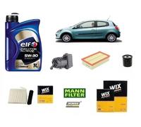 Kit Filtri Tagliando + Olio per Renault Clio III 1.5 DCi