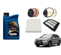 KIT FILTRI TAGLIANDO + OLIO PER SUZUKI VITARA LY
