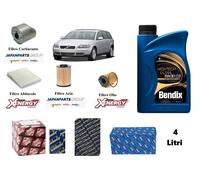 Kit Filtri tagliando + Olio per Volvo V50 1.6 D2 84 Kw 114 Cv Hp