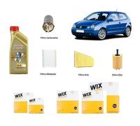 Kit Filtri Tagliando + Olio per VW Polo 9N 1.4 TDi 55 Kw 75 Hp