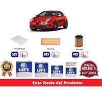 Kit Filtri Tagliando per Alfa Mito 1.4 Bifuel dal 2016 al 2018