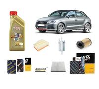 Kit Filtri Tagliando per Audi A1 2.0 TFSi quattro 188 Kw 256 Hp + Olio Castrol