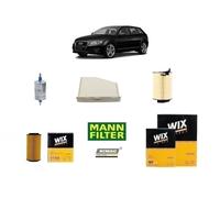 Kit Filtri Tagliando per Audi A3 8P1 2.0 FSi 110 Kw 150 Hp