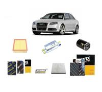 Kit Filtri Tagliando per Audi A4 8EC,B7 1.8 T quattro 120 Kw 163 Hp